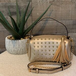 Lovevook Gold Studded Crossbody with tassel